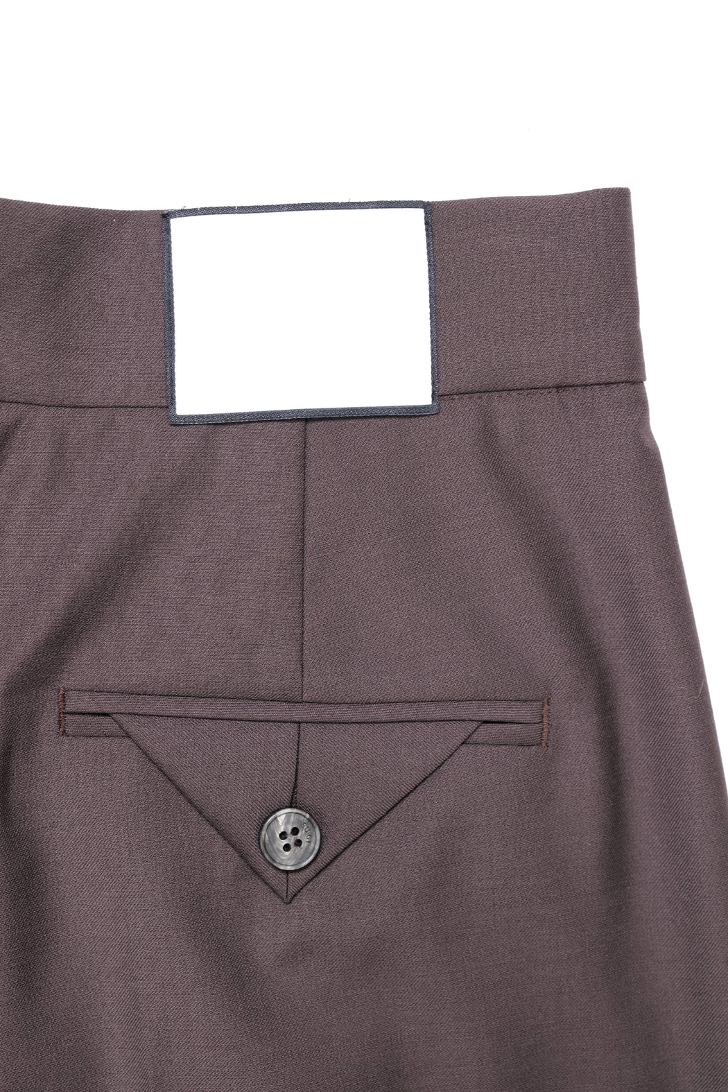Side Zip Tailored Shorts - Brown