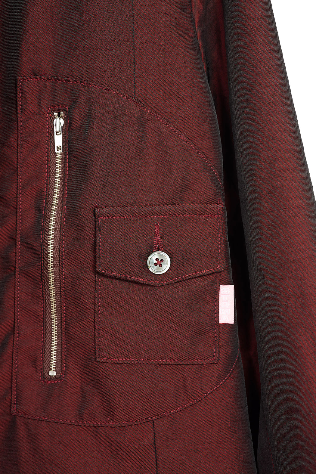 Blazer Jacket - Red/Iridescent