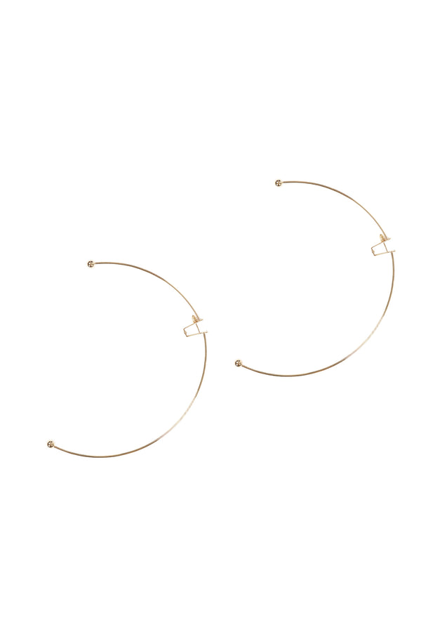 Semi Hoop Earrings