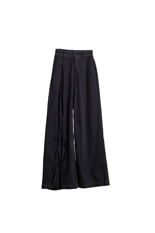 Wide Trousers - Black