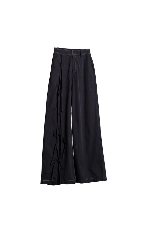 Wide Trousers - Black
