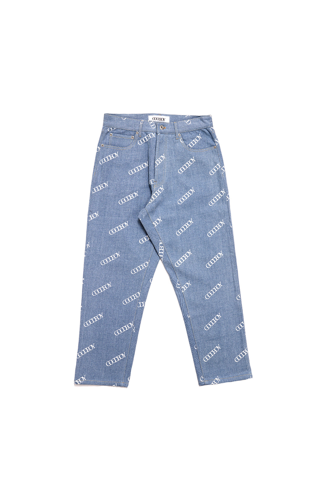 Goodboy Printed Denim Pants - Blue