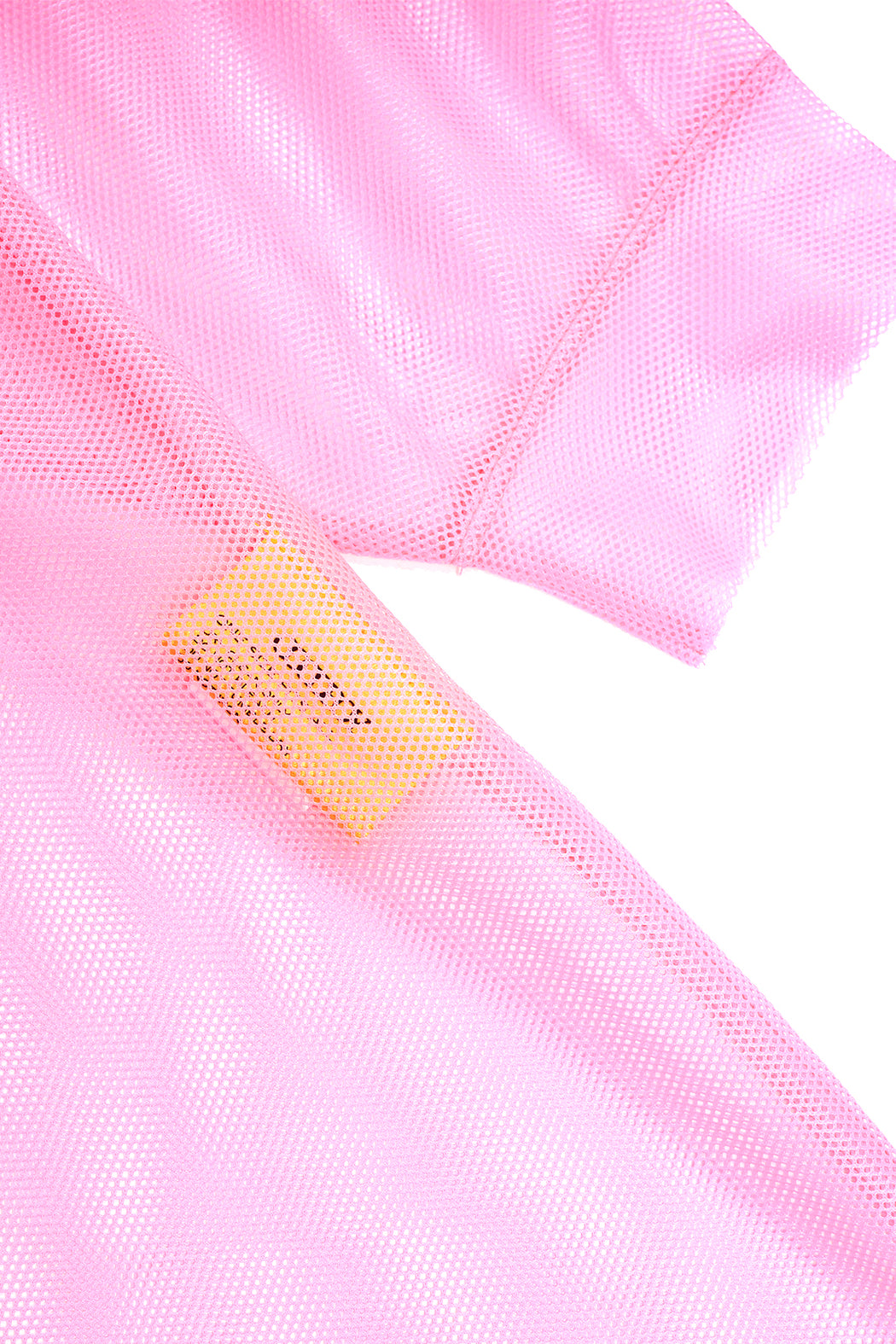 Oversized L/S Mesh Shirt - Pink