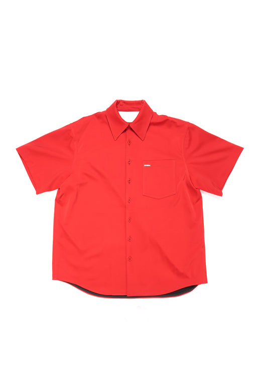 Back Cutting Oversized Shirt - Red