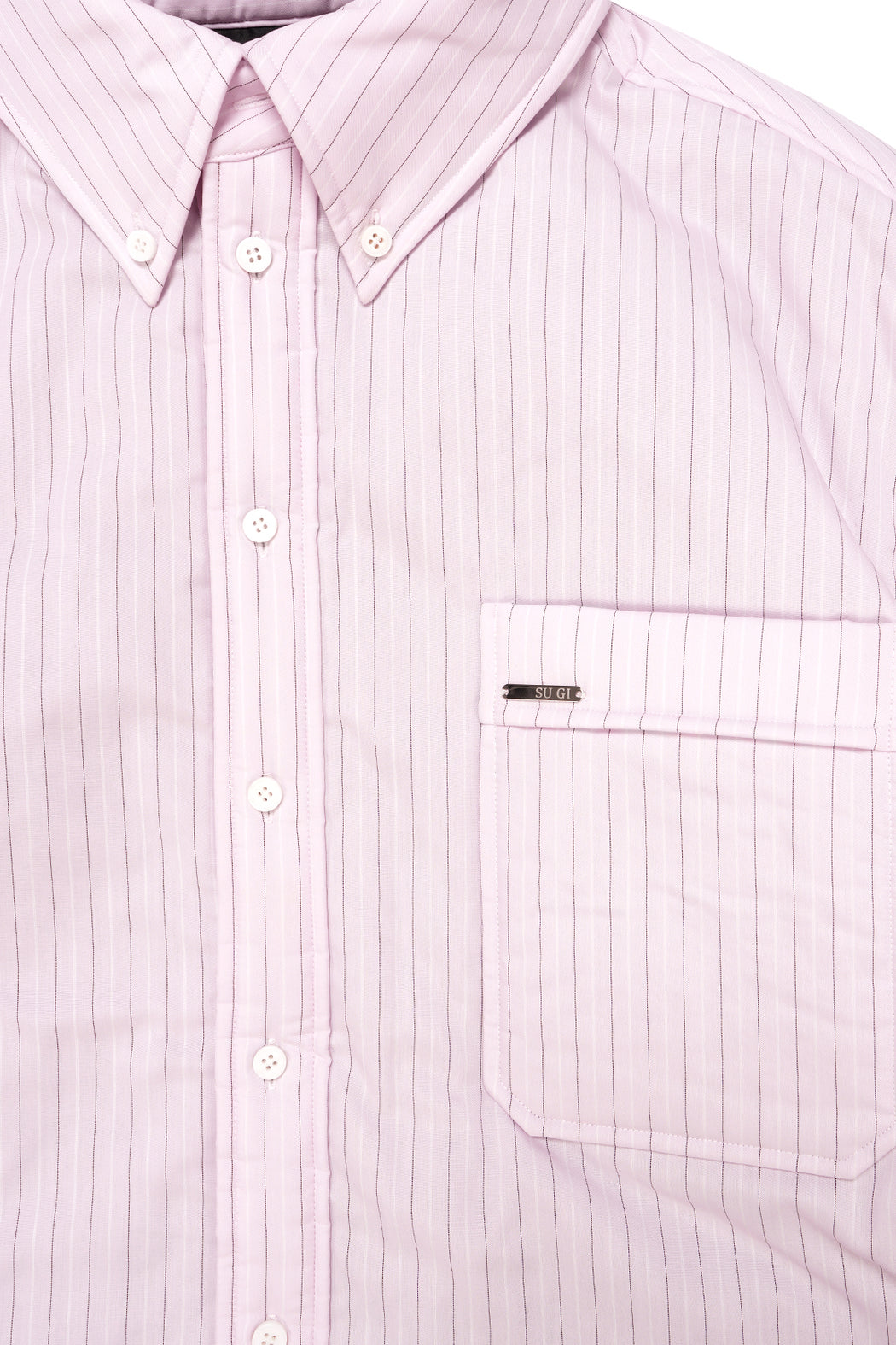 Padded Stripe Shirt - Pink