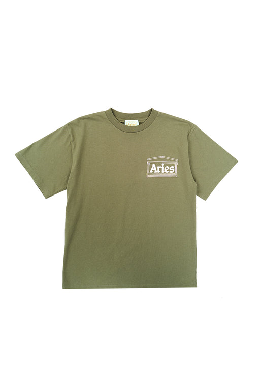 Classic Temple SS Tee - Khaki