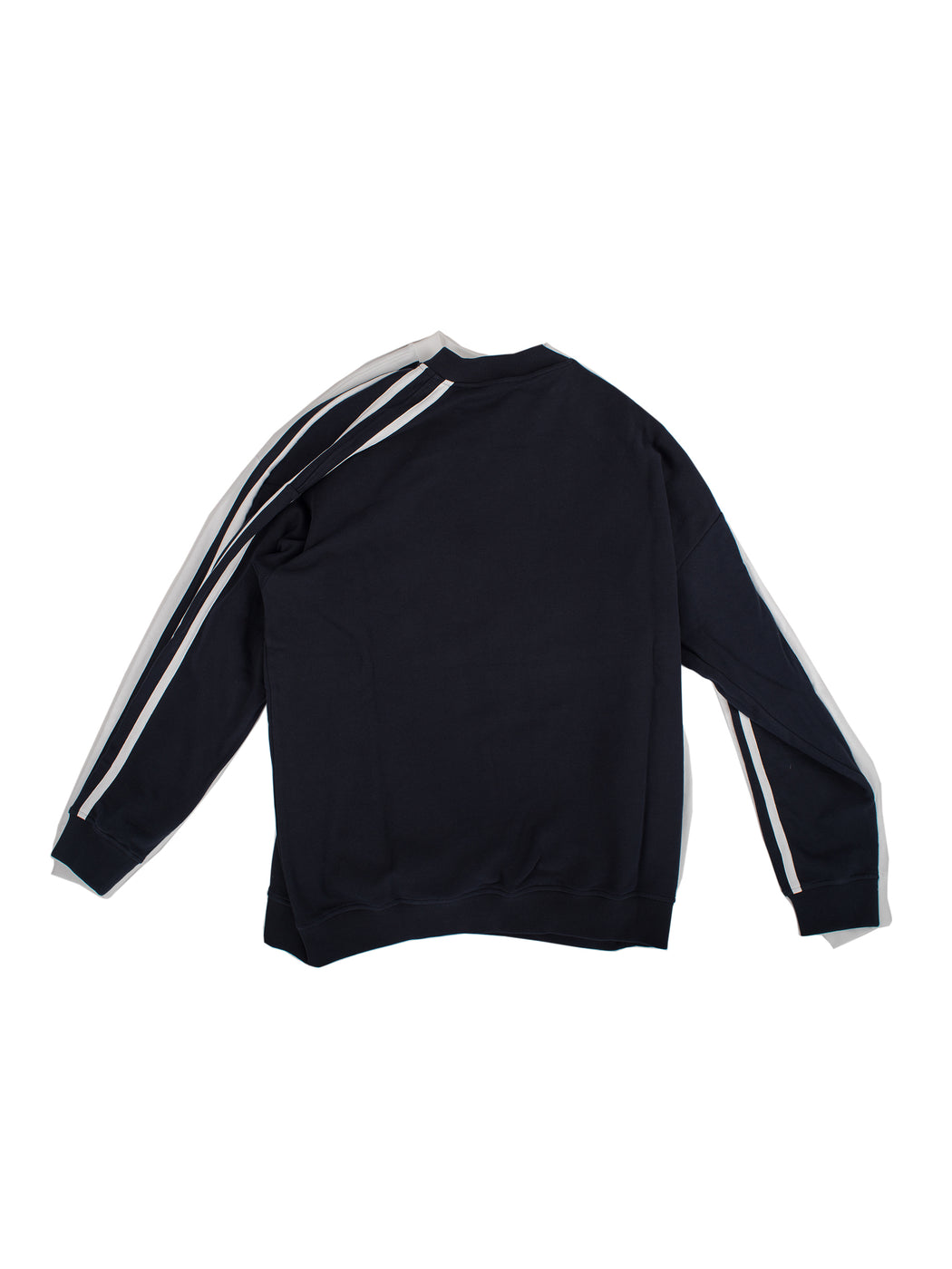 Double Sweater - Navy/White