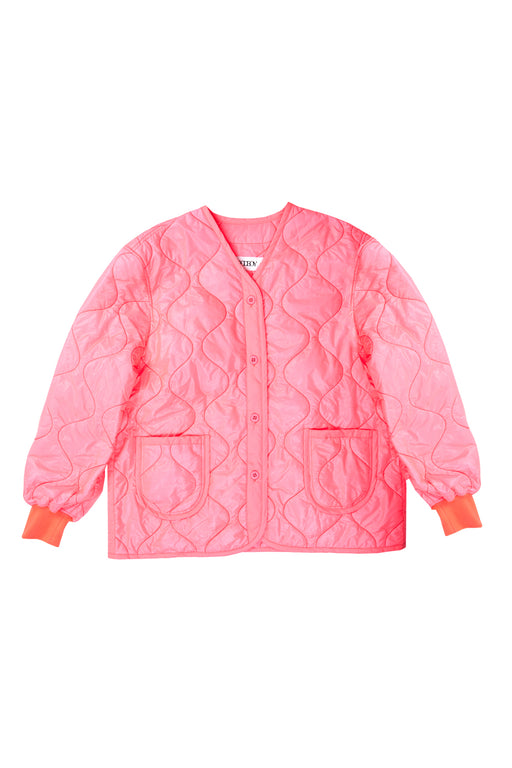 Light Quilting Jacket - Neon Pink