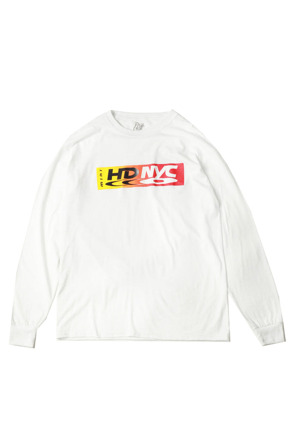 Double Gradient Longsleeve - White