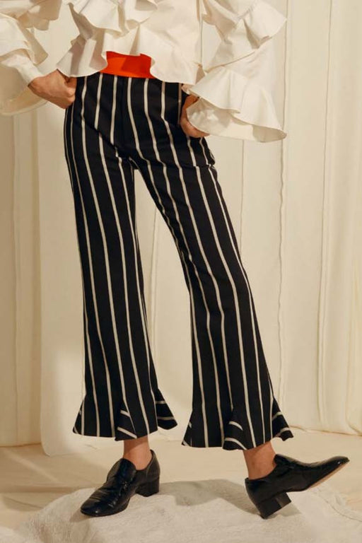 Tailored Pants - Black/White