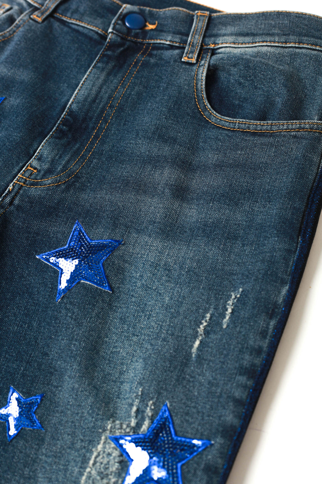 Star Jeans Patch Set of 2, Star Patch, Iron-on Patch Children/Adults,  Trouser Patch
