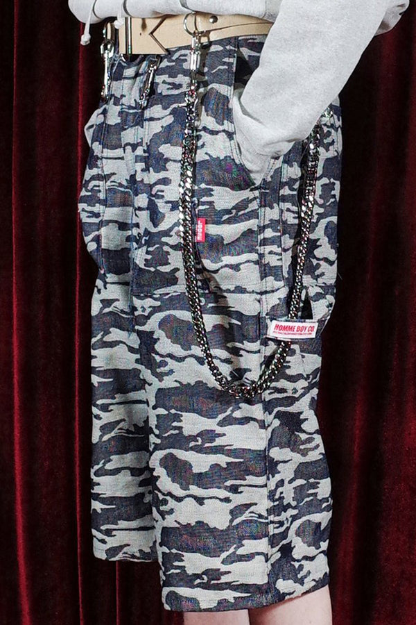 Cargo Shorts - Indigo Camo