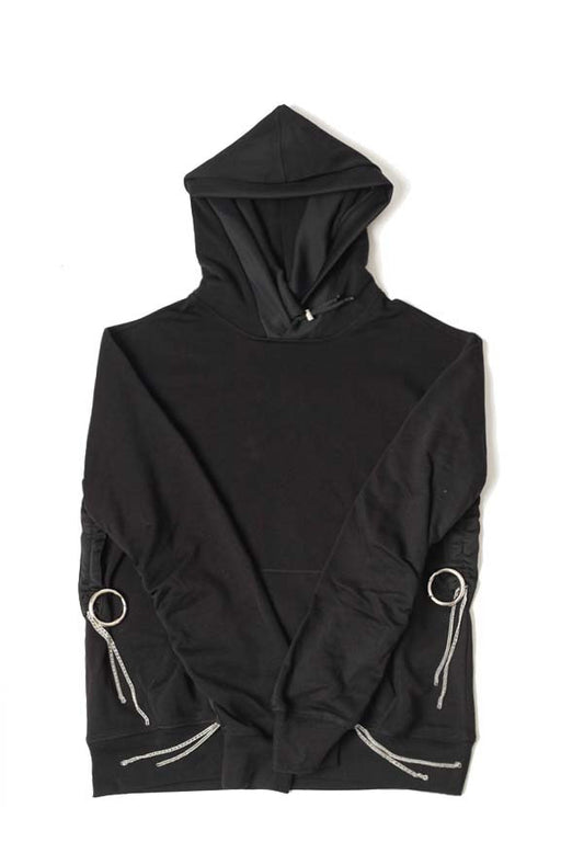 Bizet Cotton Fleece Jersey Hoodie - Black