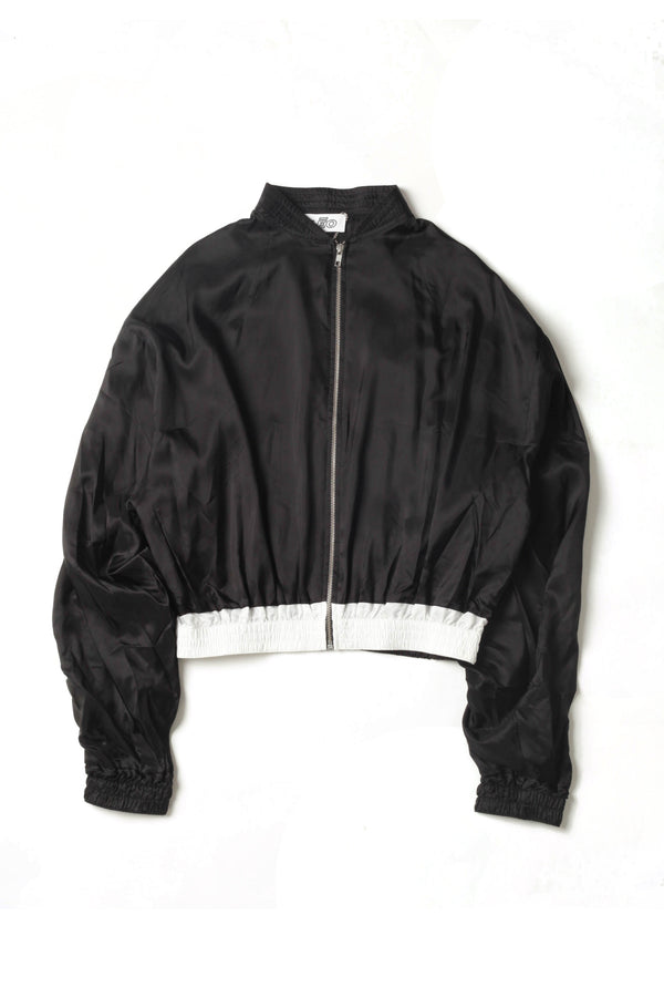 Yzer - Black Technical Cupro Track Jacket