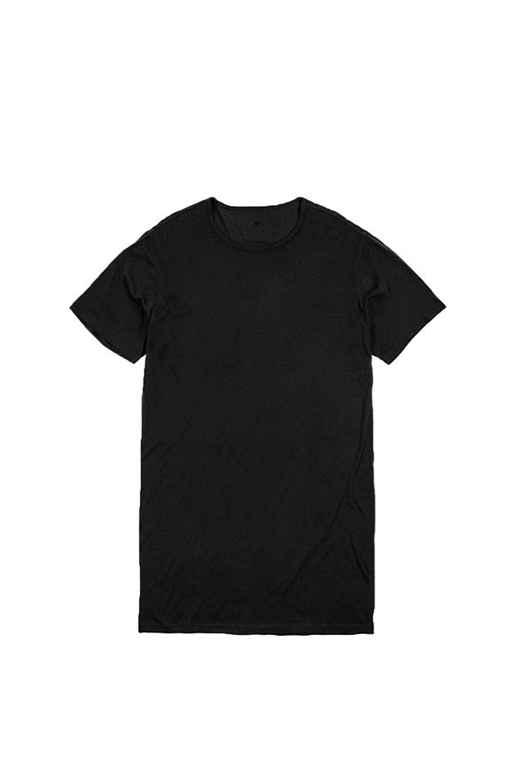 Overlong T-Shirt - Black