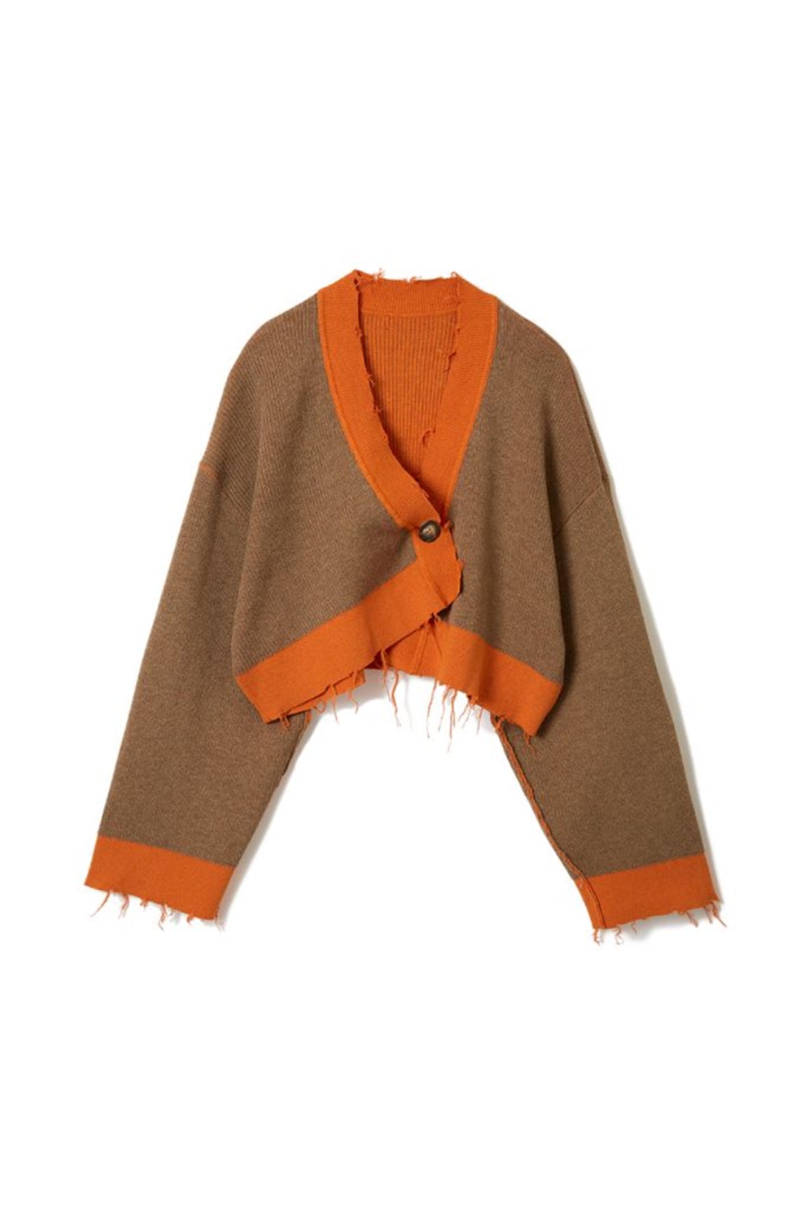 ジャケット・アウター PERVERZE Double Face Rib Cardigan perverze-double-face-rib-