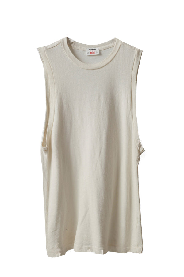 Muscle Tee - White